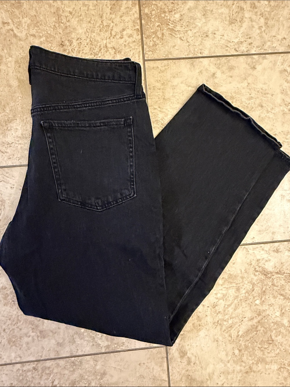 NWOT Women’s Old Navy O.G loose Black Straight leg Jeans size 14